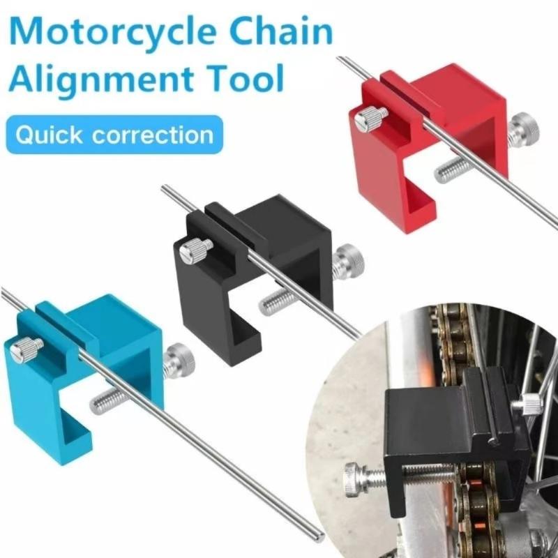 Motorcycle Parts Chain - Strumento Universale per Allineamento Catena Moto,