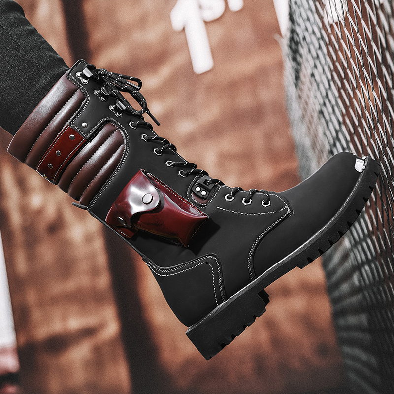 Stivali alti casual da uomo ta - Motorcycle Chain recensione e prezzo